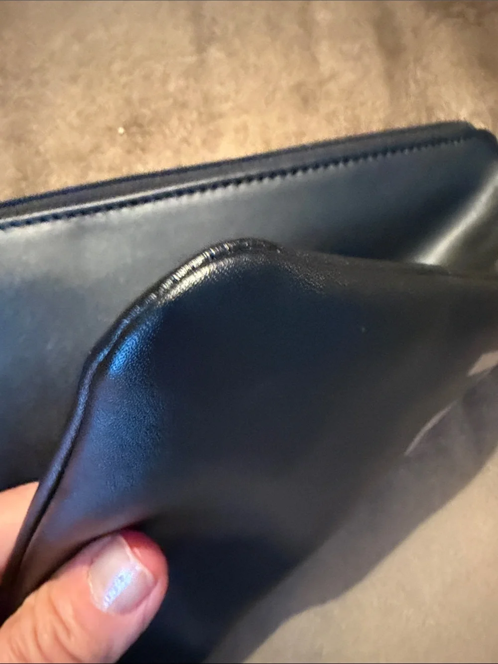 Pop, Fizz, Clink! Kate Spade Black Zippered Pouch